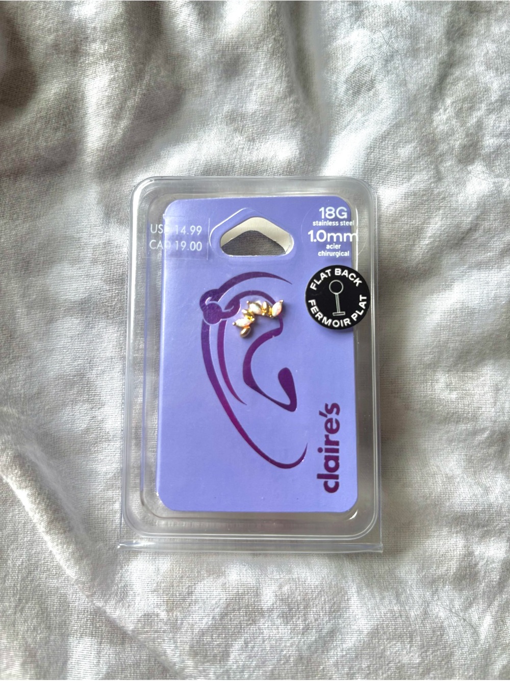 Claire's Cartilage Jewelry